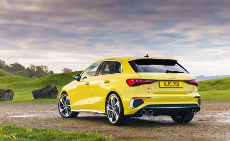 2021 Audi S3 Sportback (UK-Spec) Rear Three-Quarter Wallpapers  450x275 (48)
