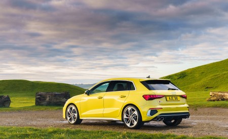 2021 Audi S3 Sportback (UK-Spec) Rear Three-Quarter Wallpapers 450x275 (49)