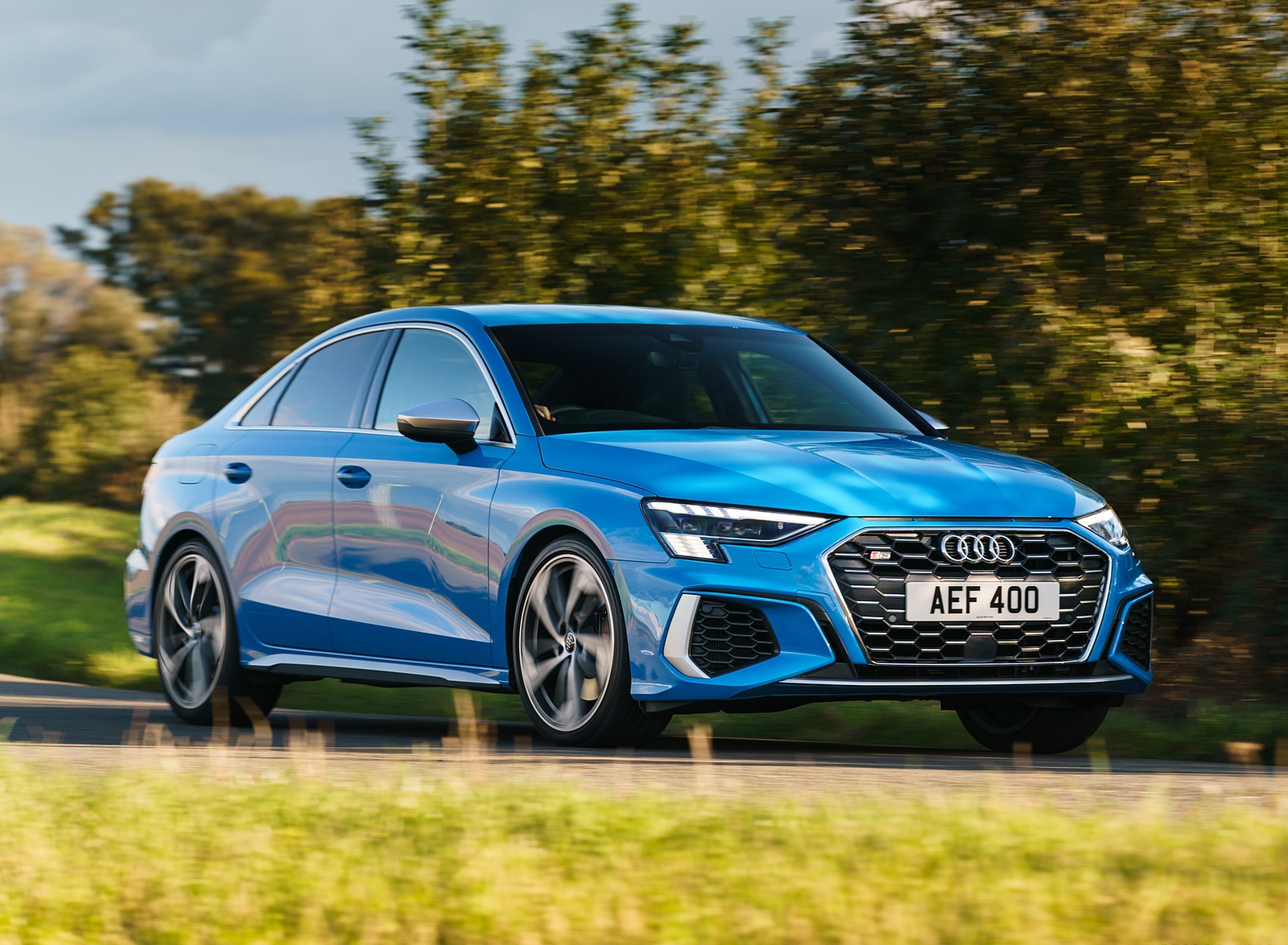2021 Audi S3 (UK-Spec) Front Three-Quarter Wallpapers  (4)