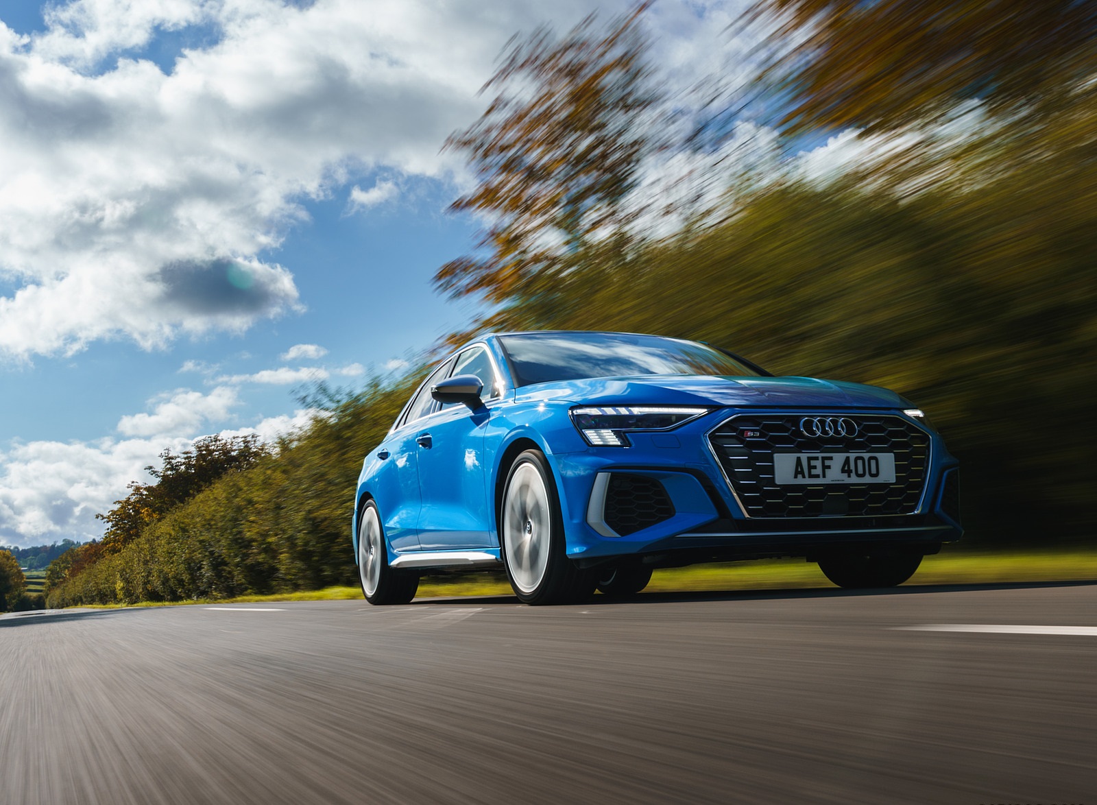 2021 Audi S3 (UK-Spec) Front Three-Quarter Wallpapers (15)