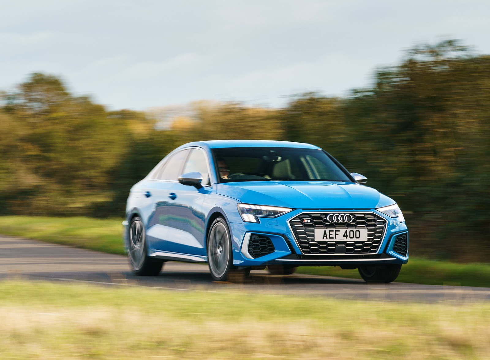 2021 Audi S3 (UK-Spec) Front Three-Quarter Wallpapers (5)