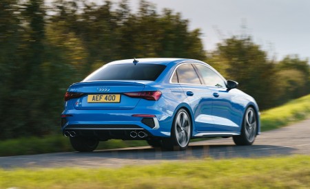 2021 Audi S3 (UK-Spec) Rear Three-Quarter Wallpapers 450x275 (8)