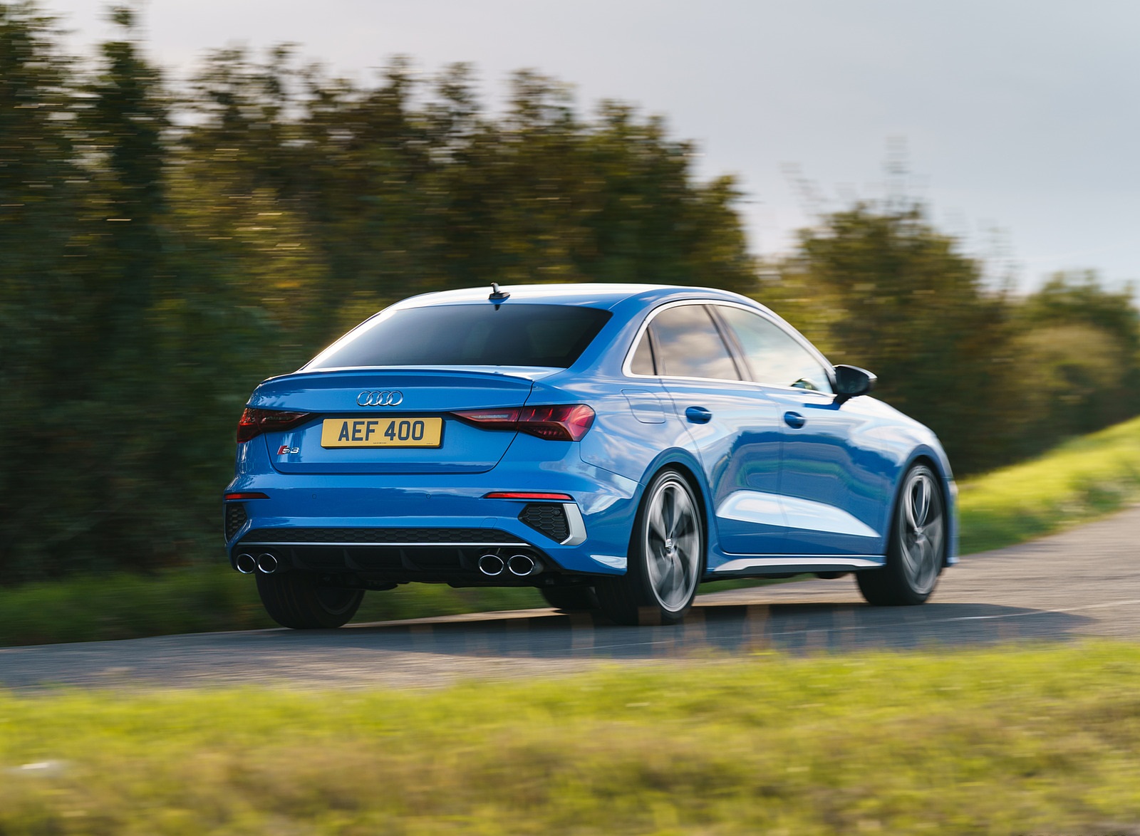 2021 Audi S3 (UK-Spec) Rear Three-Quarter Wallpapers (9)
