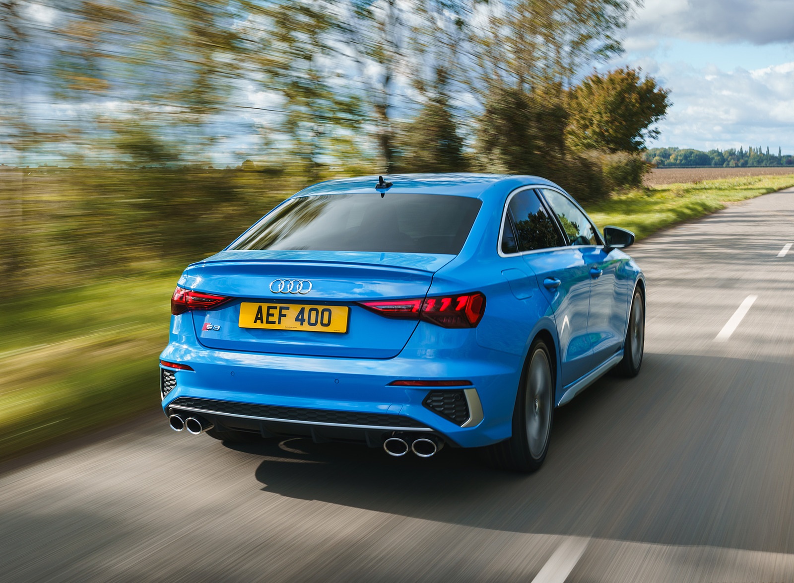 2021 Audi S3 (UK-Spec) Rear Wallpapers (3)