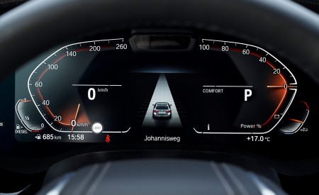 2021 BMW 5 Series Touring Digital Instrument Cluster Wallpapers 450x275 (90)
