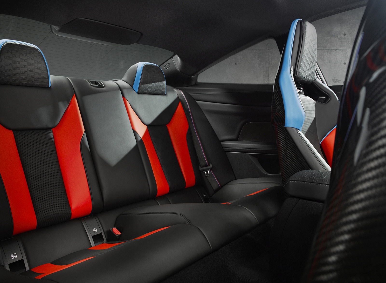 2021 BMW M4 Competition x KITH Interior Rear Seats Wallpapers (12)