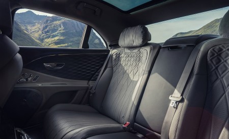 2021 Bentley Flying Spur V8 Interior Rear Seats Wallpapers 450x275 (25)