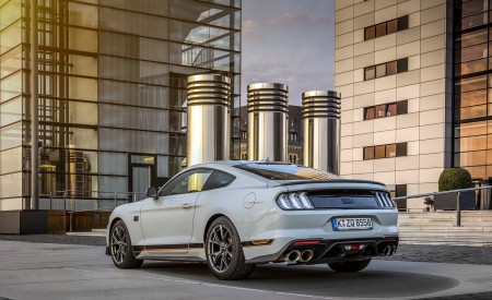 2021 Ford Mustang Mach 1 (EU-Spec) (Color: Fighter Jet Gray) Rear Three-Quarter Wallpapers 450x275 (69)
