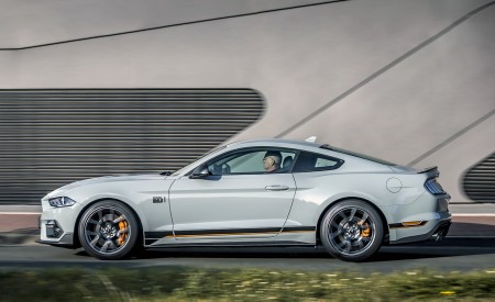 2021 Ford Mustang Mach 1 (EU-Spec) (Color: Fighter Jet Gray) Side Wallpapers 450x275 (58)