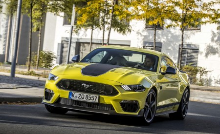 2021 Ford Mustang Mach 1 (EU-Spec) (Color: Grabber Yellow) Front Wallpapers 450x275 (5)