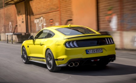 2021 Ford Mustang Mach 1 (EU-Spec) (Color: Grabber Yellow) Rear Three-Quarter Wallpapers  450x275 (6)