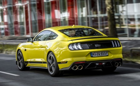 2021 Ford Mustang Mach 1 (EU-Spec) (Color: Grabber Yellow) Rear Three-Quarter Wallpapers  450x275 (11)