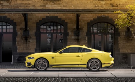 2021 Ford Mustang Mach 1 (EU-Spec) (Color: Grabber Yellow) Side Wallpapers 450x275 (23)