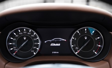 2021 Maserati Ghibli SQ4 GranLusso Instrument Cluster Wallpapers 450x275 (20)
