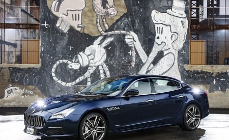 2021 Maserati Quattroporte SQ4 GranLusso Front Three-Quarter Wallpapers 450x275 (12)