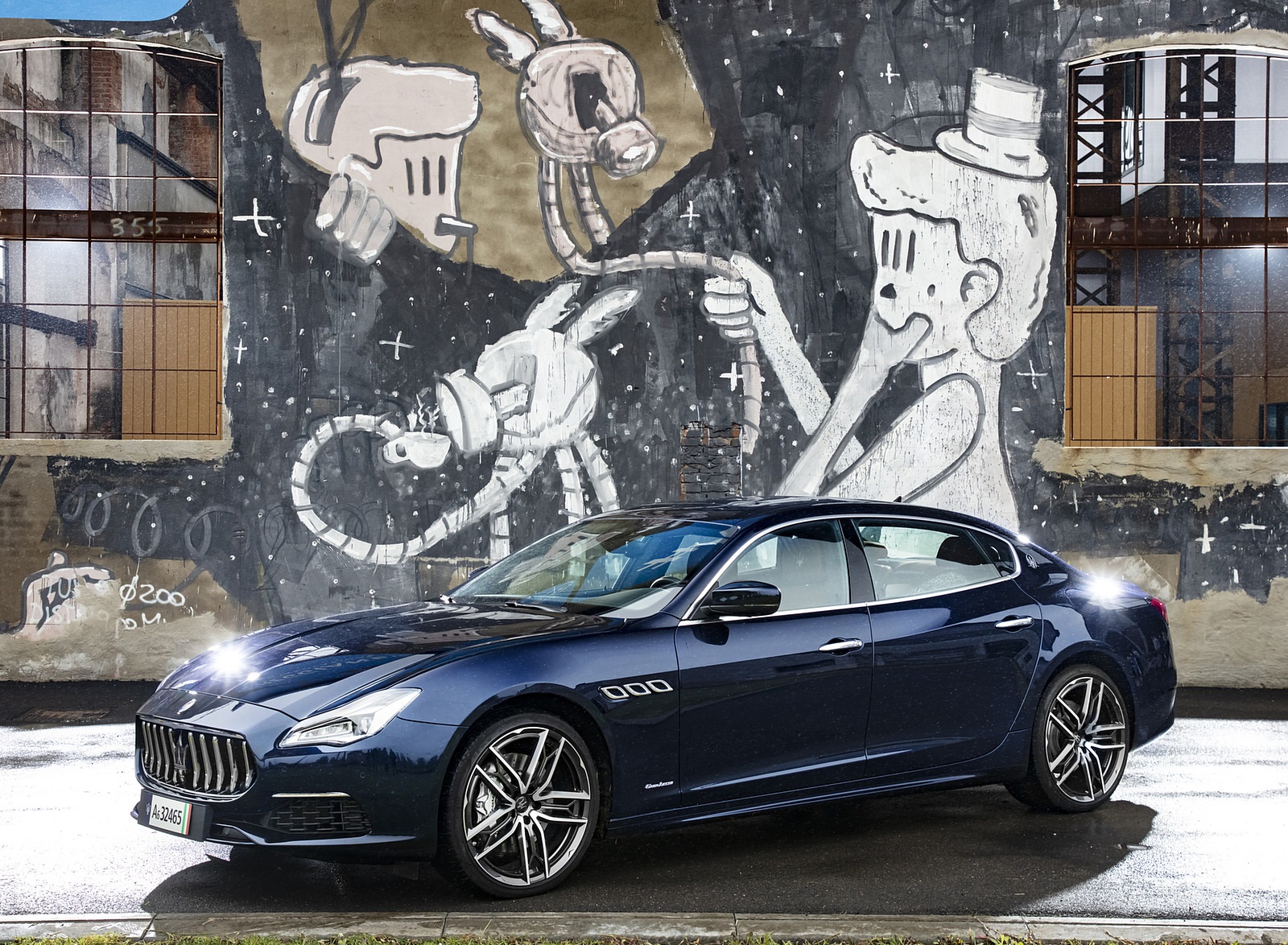 2021 Maserati Quattroporte SQ4 GranLusso Front Three-Quarter Wallpapers (12)