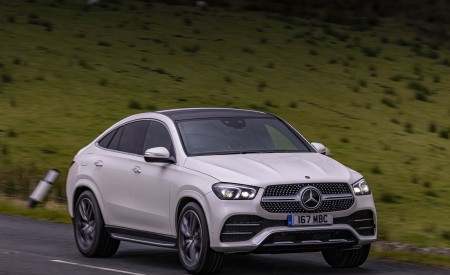 2021 Mercedes-Benz GLE Coupé 400d (UK-Spec) Front Three-Quarter Wallpapers 450x275 (3)