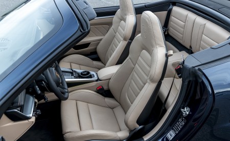 2021 Porsche 911 Turbo Cabrio (Color: Night Blue Metallic) Interior Seats Wallpapers 450x275 (15)