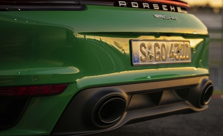 2021 Porsche 911 Turbo Cabrio (Color: Python Green) Exhaust Wallpapers 450x275 (43)