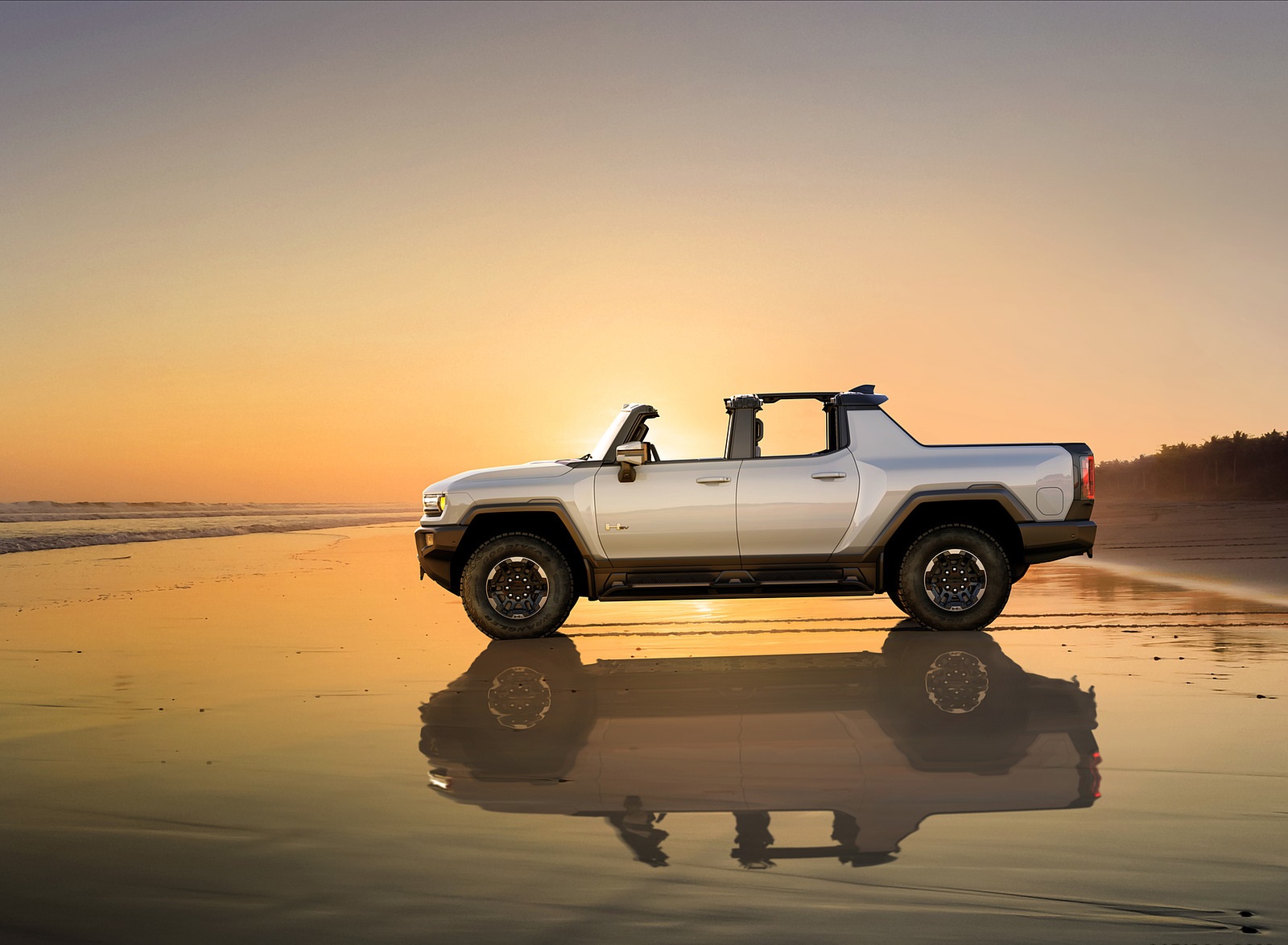 2022 GMC HUMMER EV Edition 1 Side Wallpapers (13)