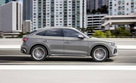 2021 Audi SQ5 Sportback TDI (Color: Quantum Gray) Side Wallpapers 450x275 (38)