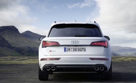 2021 Audi SQ5 TDI (Color: Glacier White) Rear Wallpapers 450x275 (90)