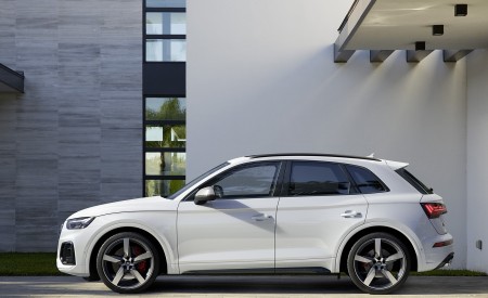 2021 Audi SQ5 TDI (Color: Glacier White) Side Wallpapers 450x275 (94)
