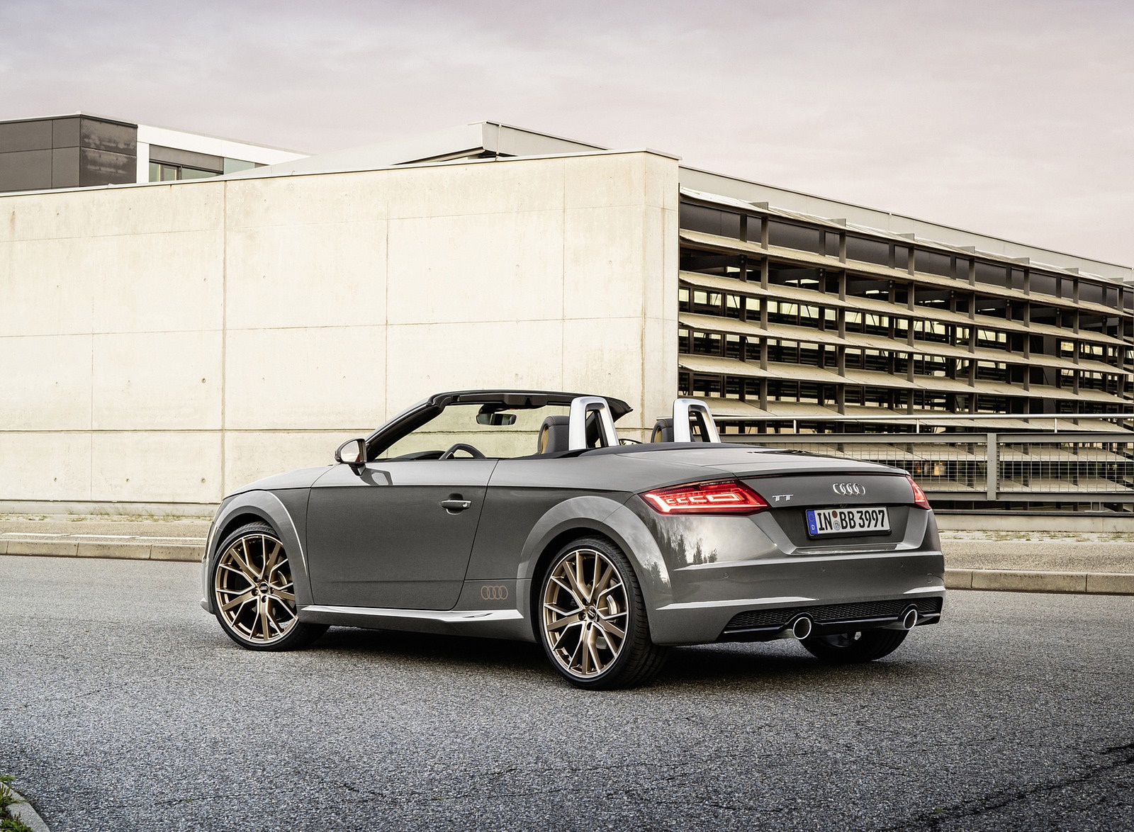 2021 Audi TT Roadster Bronze Selection (Color: Chronos Grey) Rear Three-Quarter Wallpapers  (12)