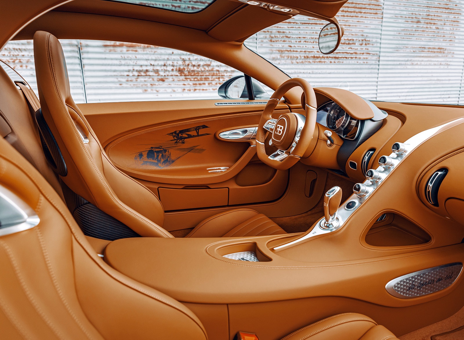 2021 Bugatti Chiron Sport Les Légendes du Ciel Interior Wallpapers (13)