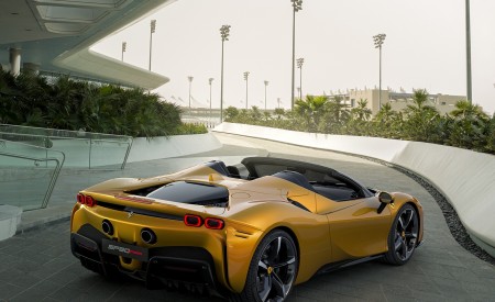 2021 Ferrari SF90 Spider Rear Three-Quarter Wallpapers 450x275 (5)