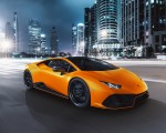 2021 Lamborghini Huracán EVO Fluo Capsule (Color: Orange) Front Three-Quarter Wallpapers 150x120