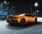 2021 Lamborghini Huracán EVO Fluo Capsule (Color: Orange) Rear Three-Quarter Wallpapers 150x120