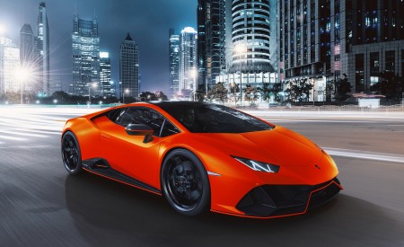 2021 Lamborghini Huracán EVO Fluo Capsule (Color: Red) Front Three-Quarter Wallpapers 450x275 (14)