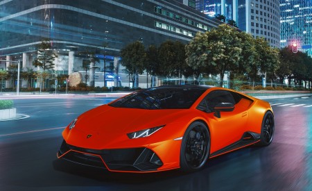 2021 Lamborghini Huracán EVO Fluo Capsule (Color: Red) Front Three-Quarter Wallpapers 450x275 (12)