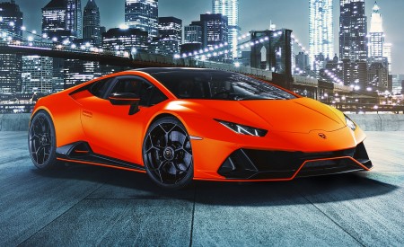 2021 Lamborghini Huracán EVO Fluo Capsule (Color: Red) Front Three-Quarter Wallpapers 450x275 (16)