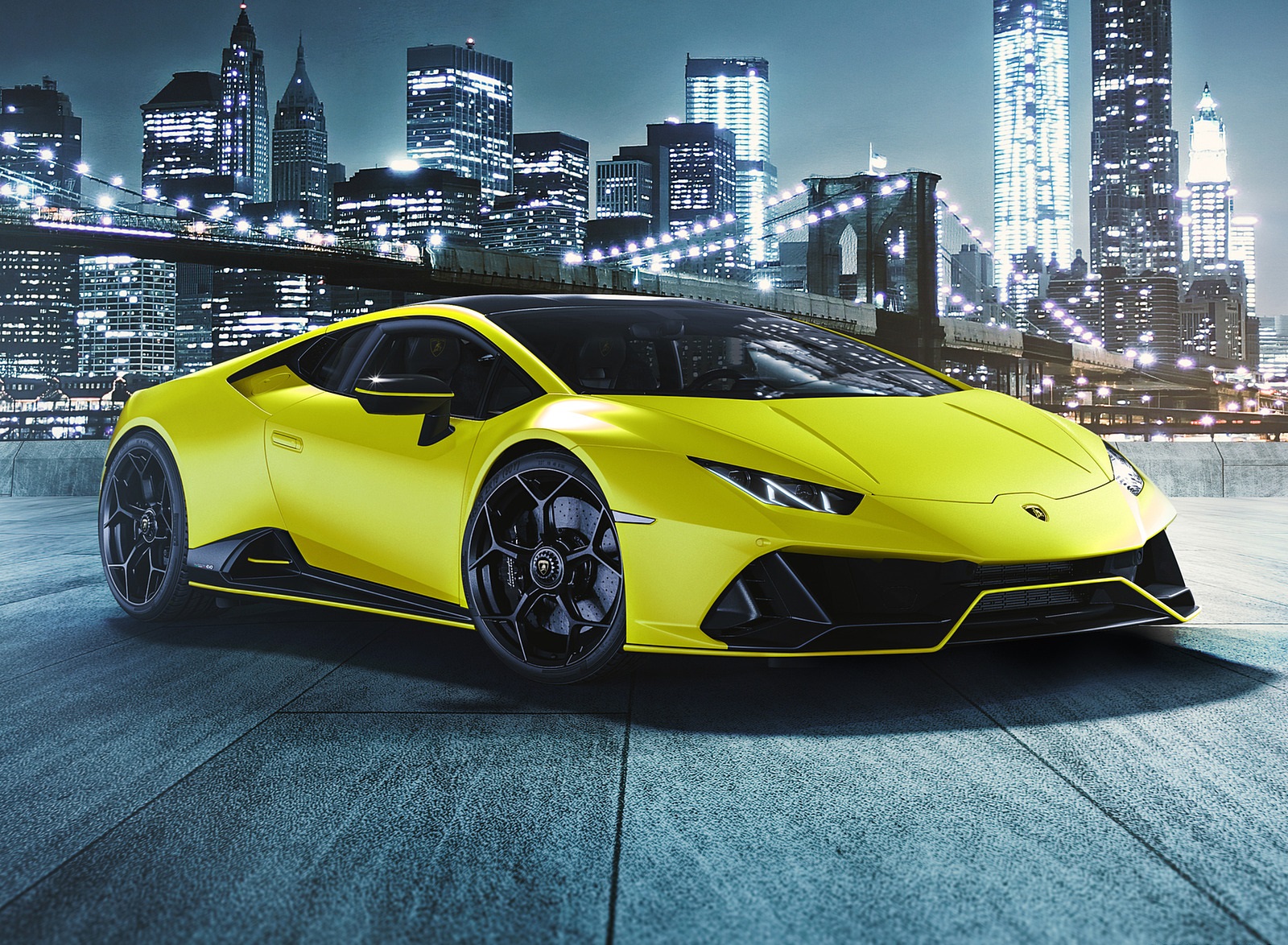 2021 Lamborghini Huracán EVO Fluo Capsule Yellow Front Three-Quarter Wallpapers (11)