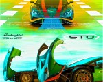 2021 Lamborghini Huracán STO Design Sketch Wallpapers 150x120