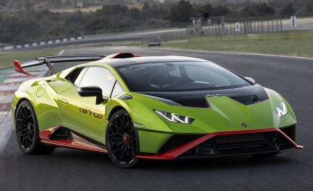 2021 Lamborghini Huracán STO Front Three-Quarter Wallpapers 450x275 (16)