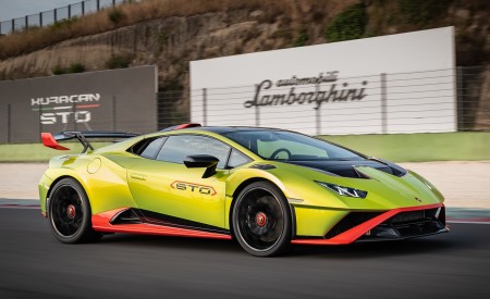 2021 Lamborghini Huracán STO Front Three-Quarter Wallpapers 450x275 (7)