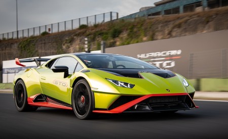 2021 Lamborghini Huracán STO Front Three-Quarter Wallpapers 450x275 (8)