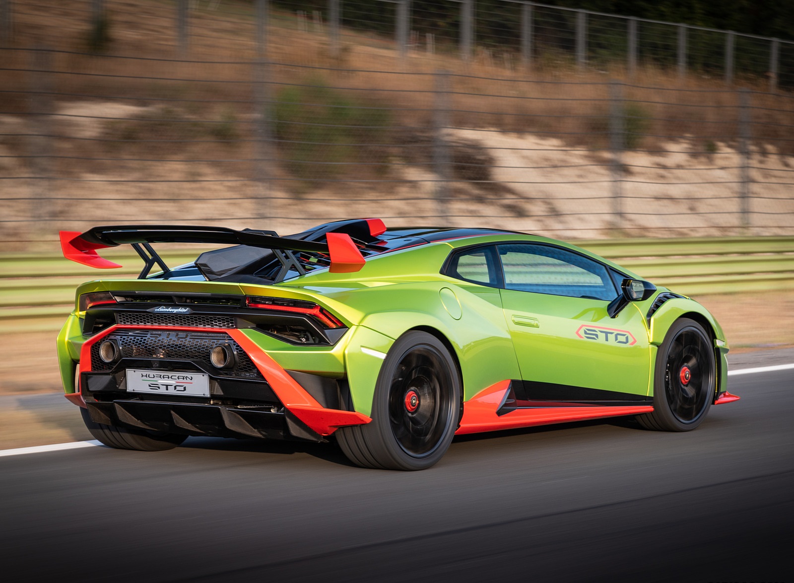 2021 Lamborghini Huracán STO Rear Three-Quarter Wallpapers (15)