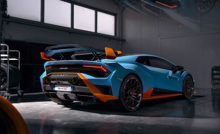 2021 Lamborghini Huracán STO Rear Three-Quarter Wallpapers 450x275 (111)