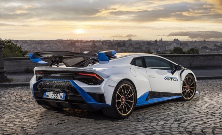 2021 Lamborghini Huracán STO Rear Three-Quarter Wallpapers 450x275 (69)