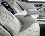 2021 Mercedes-Maybach S-Class (Color: Designo Crystal White / Silver Grey Pearl) Interior Rear Seats Wallpapers 150x120