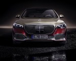 2021 Mercedes-Maybach S-Class (Color: Designo Rubellite Red / Kalahari Gold) Front Wallpapers 150x120