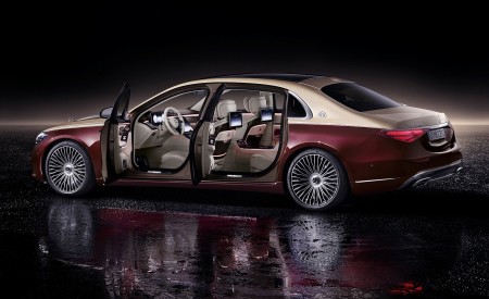 2021 Mercedes-Maybach S-Class (Color: Designo Rubellite Red / Kalahari Gold) Interior Wallpapers 450x275 (31)