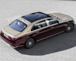 2021 Mercedes-Maybach S-Class (Color: Designo Rubellite Red / Kalahari Gold) Rear Three-Quarter Wallpapers 150x120