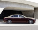 2021 Mercedes-Maybach S-Class (Color: Designo Rubellite Red / Kalahari Gold) Side Wallpapers 150x120