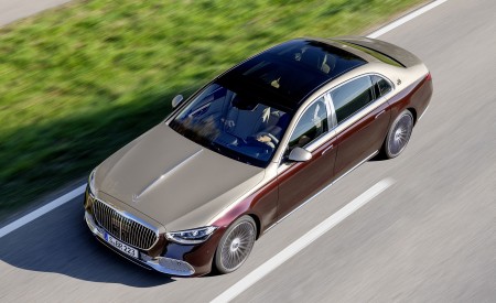 2021 Mercedes-Maybach S-Class (Color: Designo Rubellite Red / Kalahari Gold) Top Wallpapers 450x275 (6)
