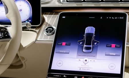 2021 Mercedes-Maybach S-Class (Leather Nappa macchiato beige bronze brown pearl) Central Console Wallpapers 450x275 (52)